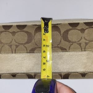 Coach accordion wallet
